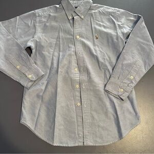 Ralph Lauren Light Blue Casual Button-Down Shirt Size Youth 12